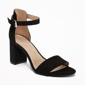 Old Navy Suede Block Heels! Brand New!